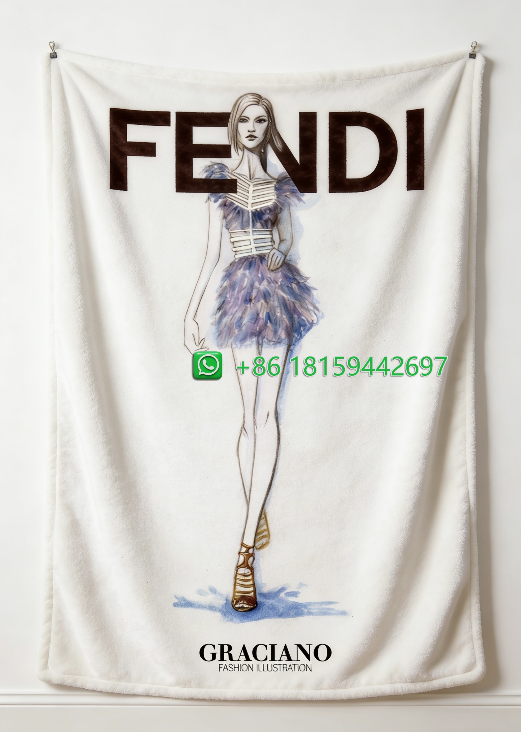 Fendi Throw Blankets